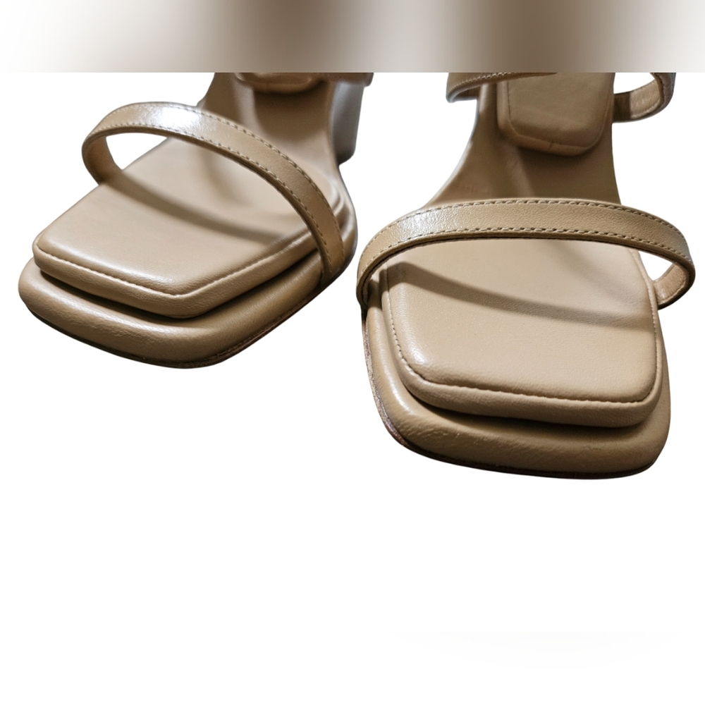 Tamara Mellon Reverse Wedge 90 Tan - Pillow Cushion Insole - EU 37 - NWOB - Picture 5 of 10